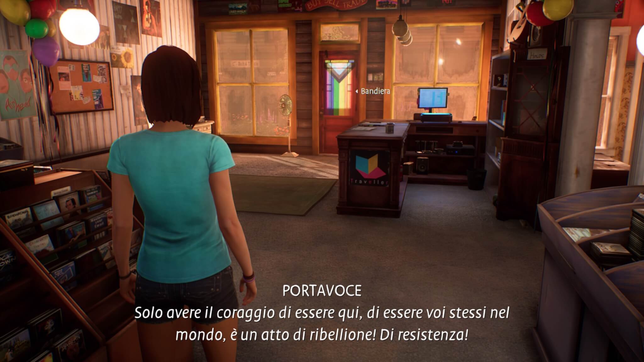 Steph ricorda la prima parata del Pride a cui ha partecipato in Life is Strange True Colors Wavelengths