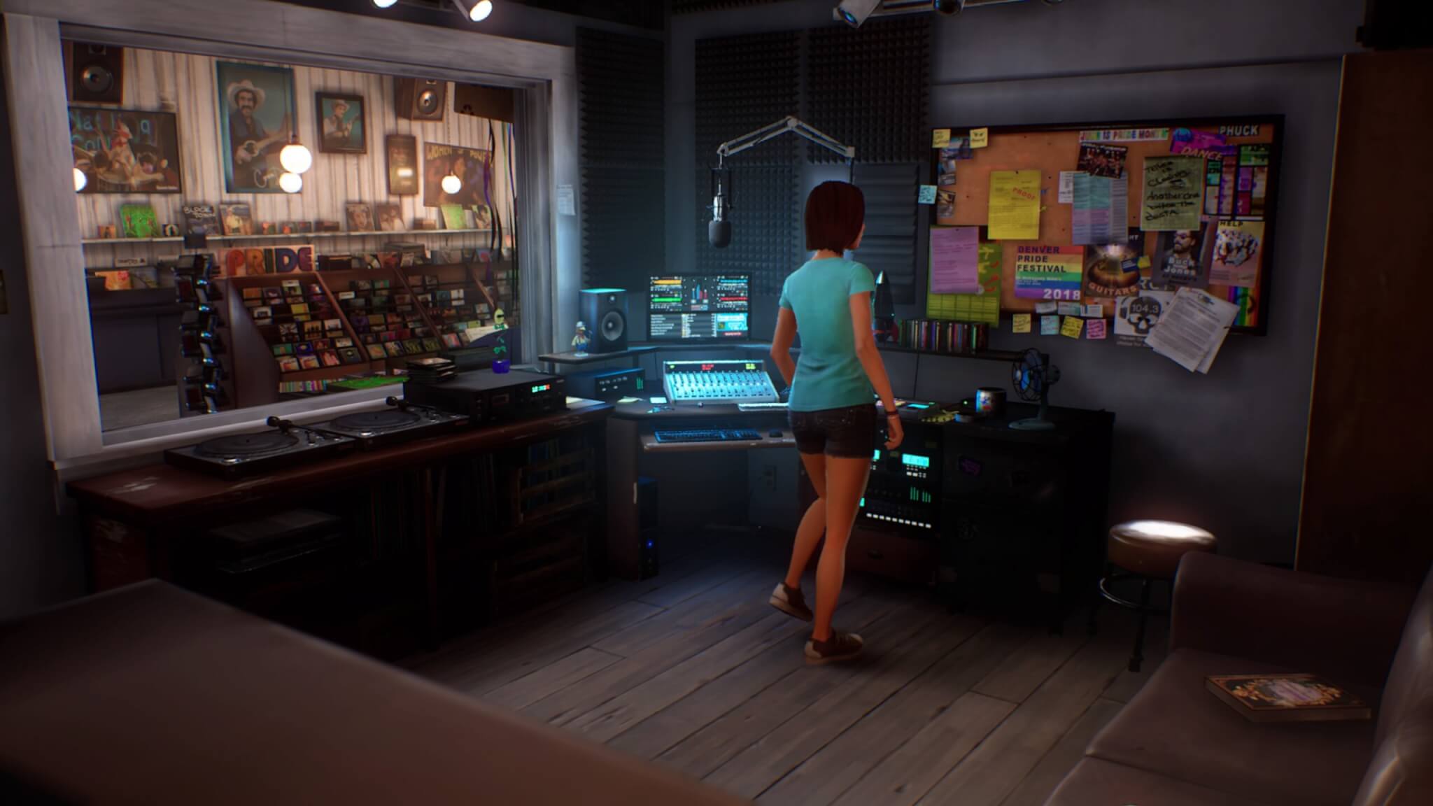 Steph, protagonista di Life is Strange True Colors Wavelengths, durante il Pride Month