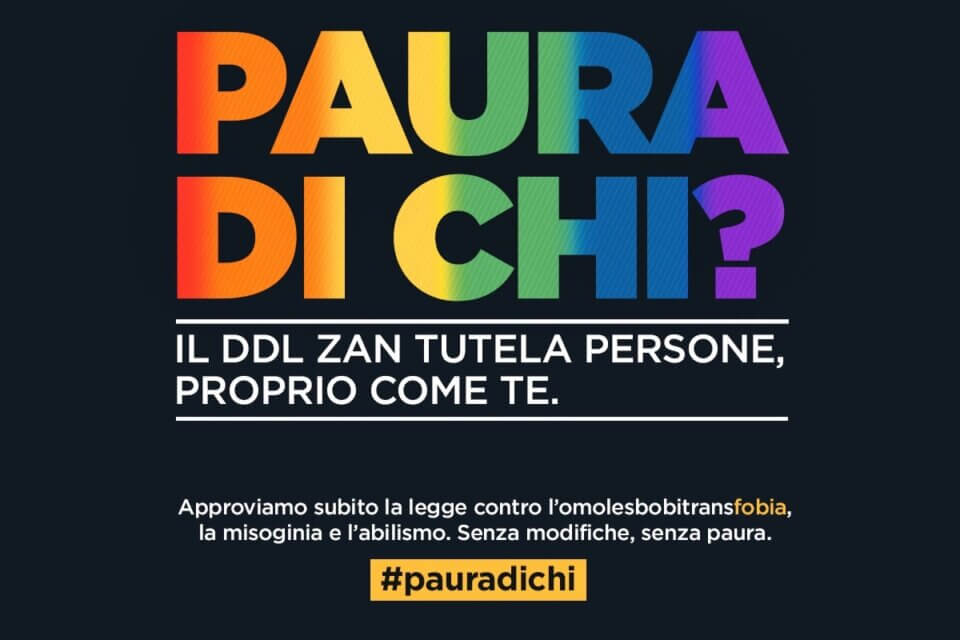 DDL Zan, parla il Movimento Arcobaleno: "Nessuna modifica o compromesso è più accettabile" - PAURADICHI - Gay.it