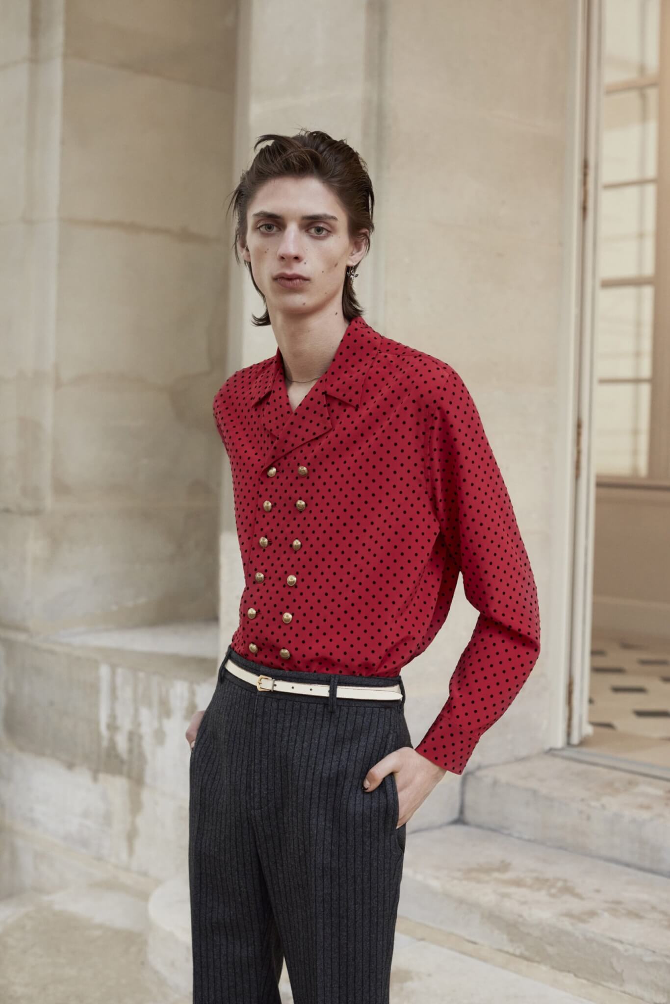 Melting pot, la moda uomo 21/22: i nostri 20 look preferiti per questo inverno - SAINT LAURENT scaled - Gay.it