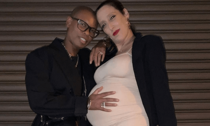 Skin presto mamma, è virale la foto di LadyFag incinta: "Non pensavo che alla mia età sarebbe mai successo" - Skin e LadyFag - Gay.it