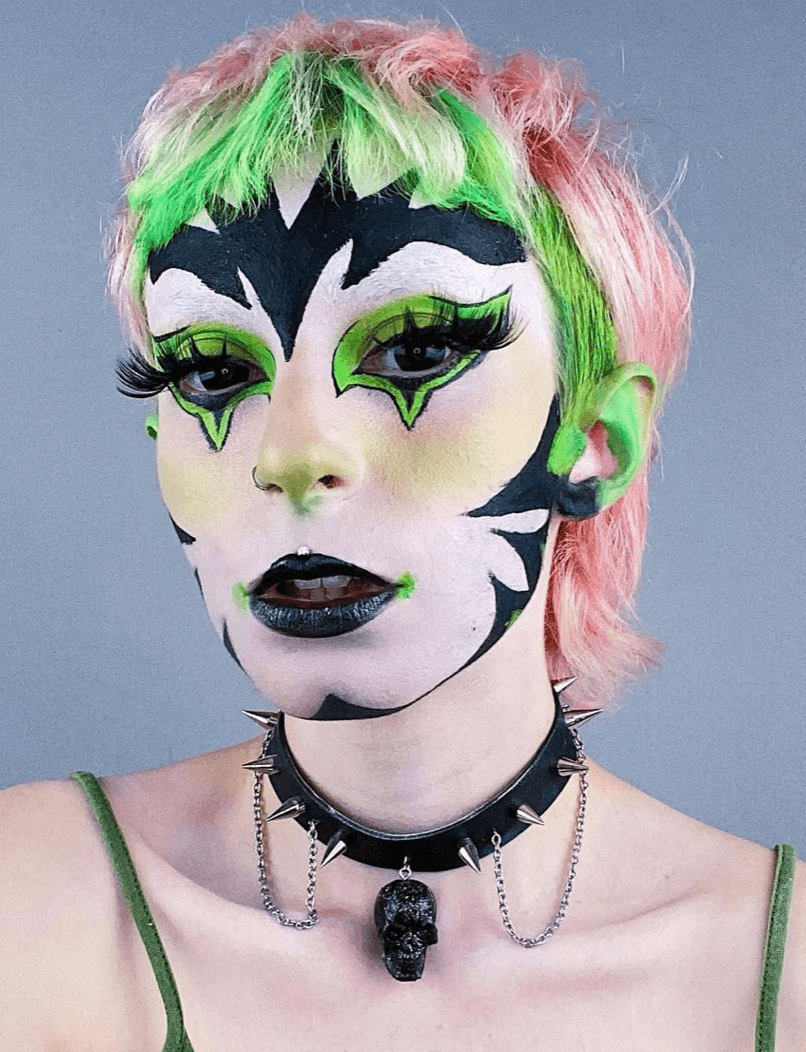 Intervista a Eli, in arte Queer3lf: make-up artist non binary mutaforma - queer3lf 2 - Gay.it