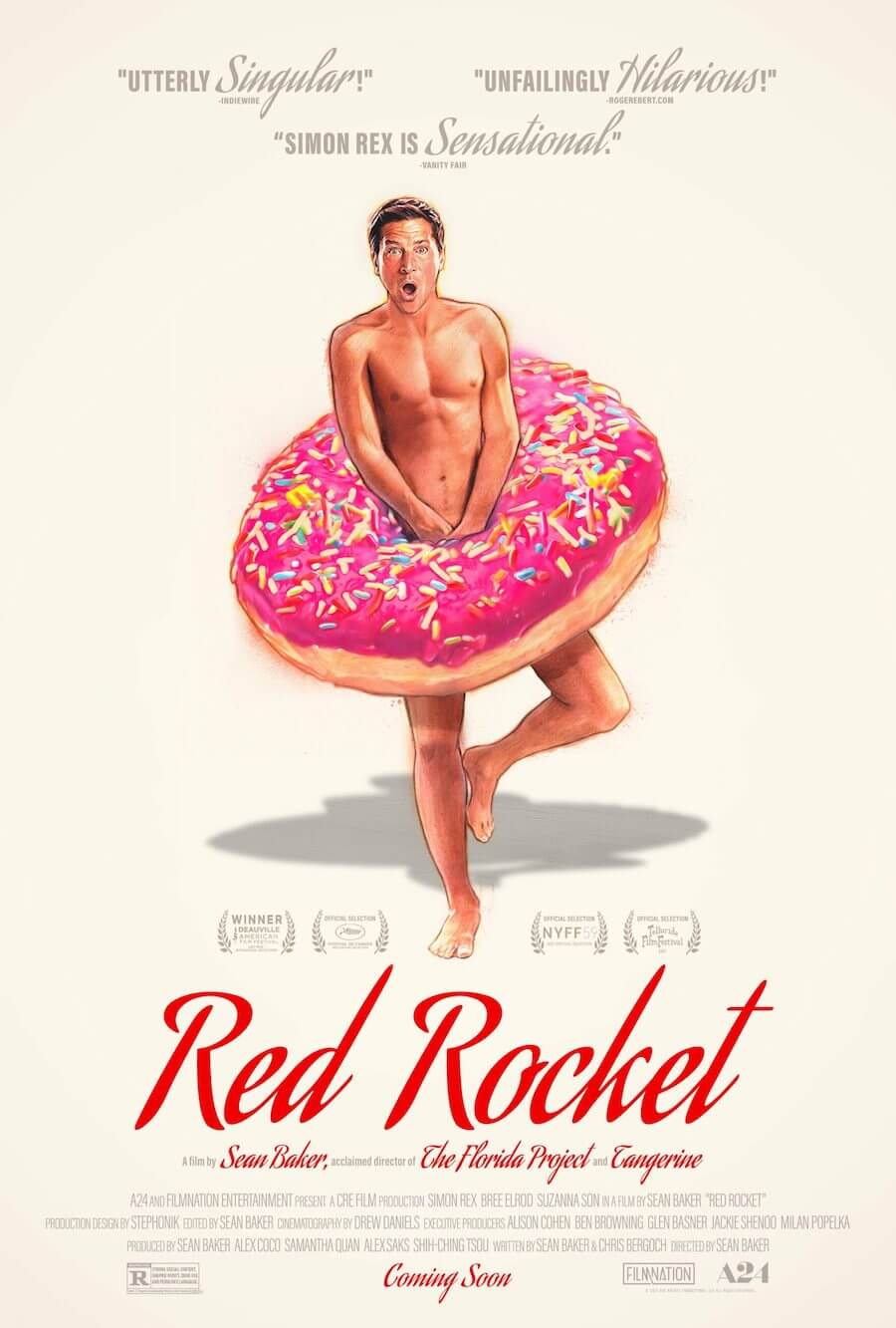 Roma 2021, il programma della Festa del Cinema. Arrivano Tarantino, Guadagnino, Burton e Johnny Depp - red rocket poster scaled 1 - Gay.it