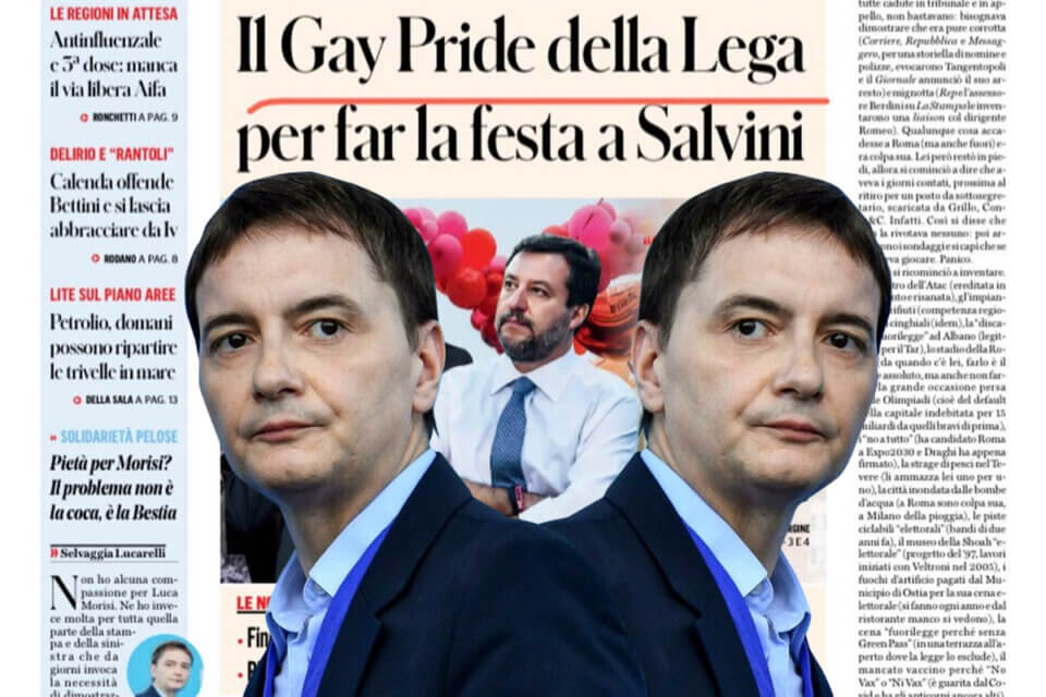 Un modo sbagliato per raccontare il caso Luca Morisi - salvini mosiri cover - Gay.it