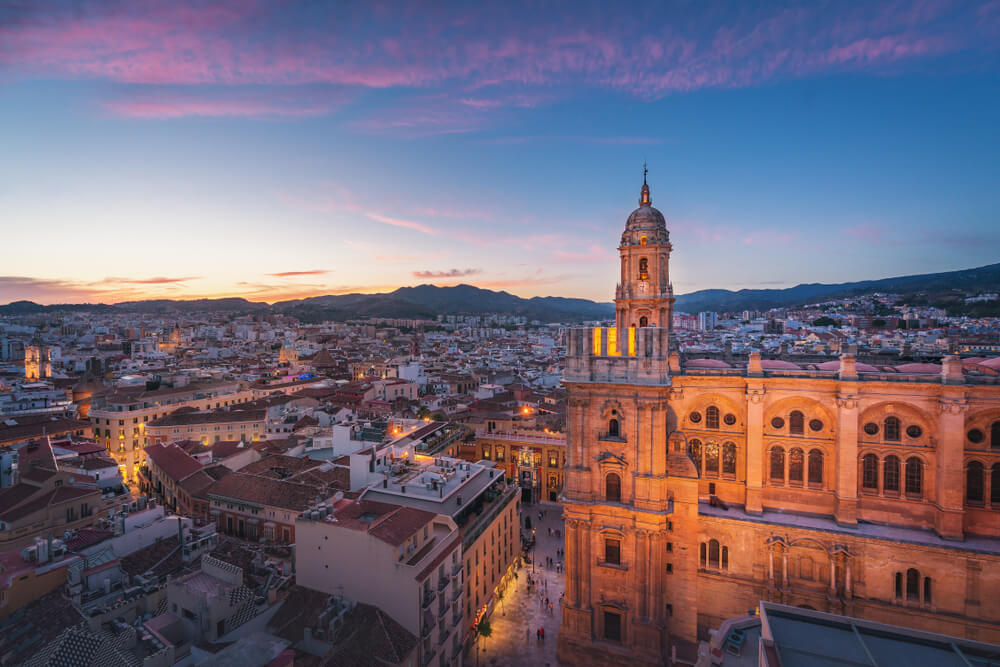 malaga gay, vista dai tetti