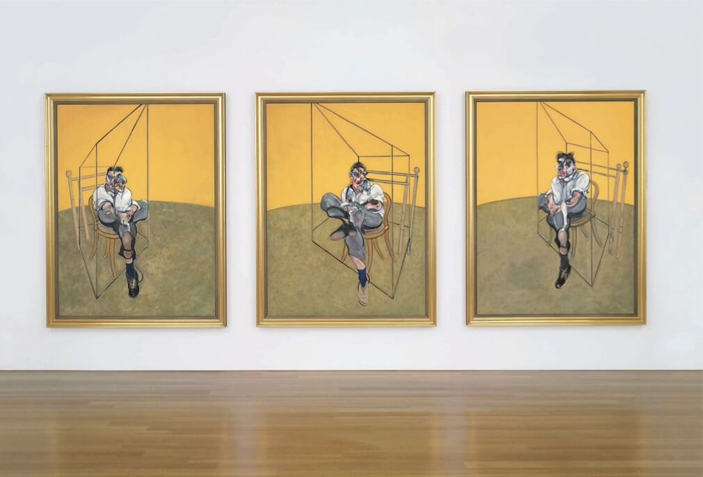 Lucian Freud e Francis Bacon, un nudo da censurare per nascondere l'amore - BACON 1969 Three Studies of Lucian Freud triptych - Gay.it