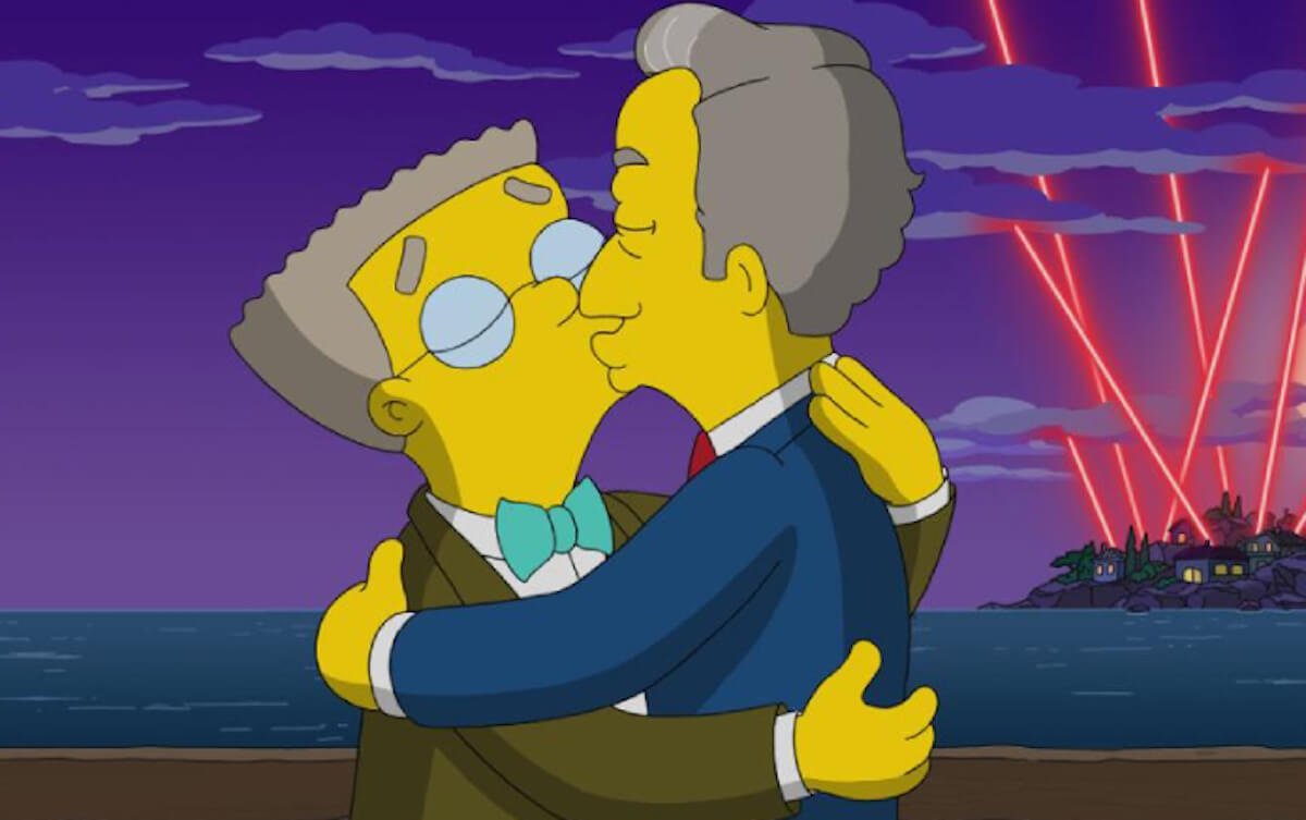 Tv generalista, i 10 episodi LGBTQ+ del 2021 - I Simpson Waylon Smithers ha un fidanzato nella nuova storica puntata - Gay.it