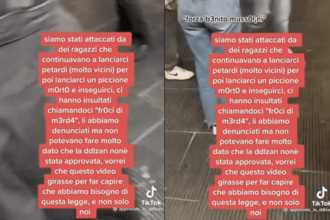 Ferrara, omofobia in pieno centro: "Fr*ci di merd*, Mussolini vi brucerebbe tutti" - VIDEO - ferrara omofobia - Gay.it