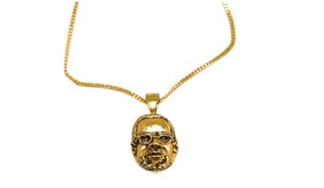 Collana con pendaglio Malcolm X