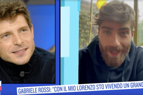 Gabriele Rossi a sorpresa: "Lorenzo Licitra è il mio compagno" - Gabriele Rossi e Lorenzo Licitra 1 - Gay.it