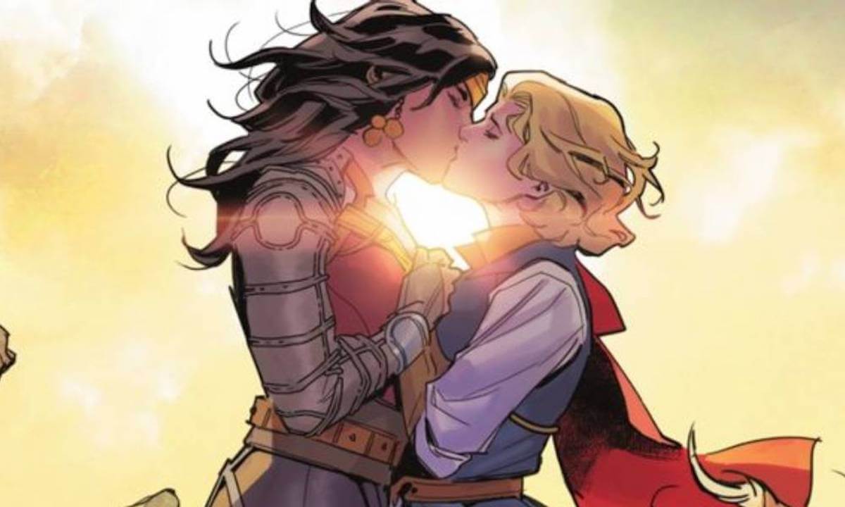 Wonder Woman bacia la sorella di Superman nella nuova serie DC Comics