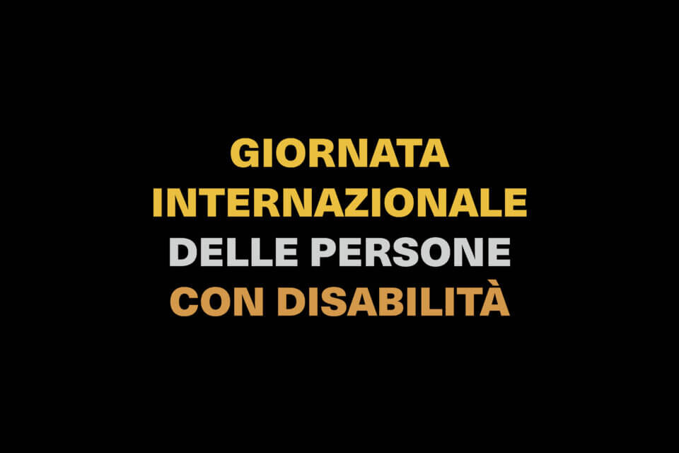 giornata mondiale delle persone disabili