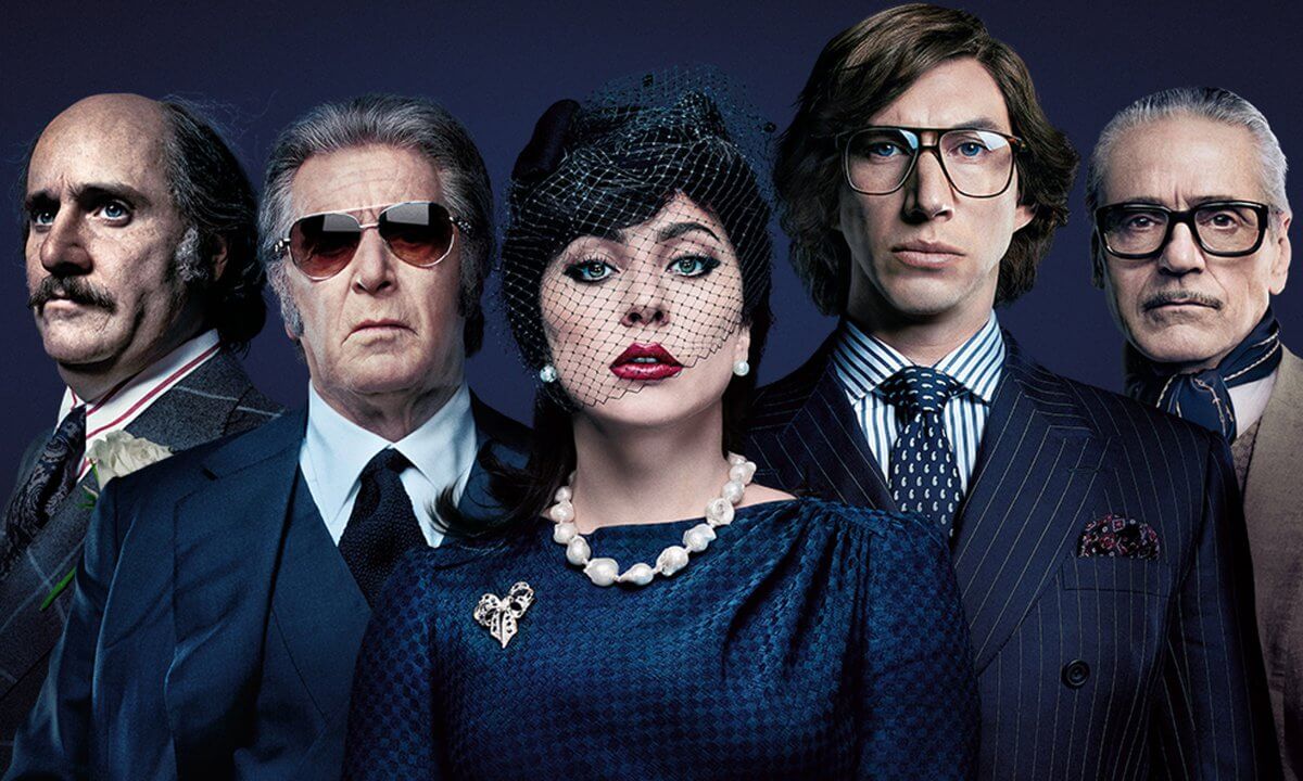 I film LGBTQIA+ della settimana 16/22 ottobre tra tv generalista e streaming - house of gucci poster - Gay.it