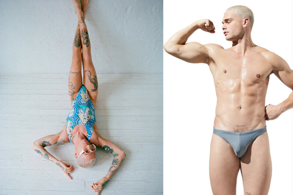 swimwear queer genderless sexy hot