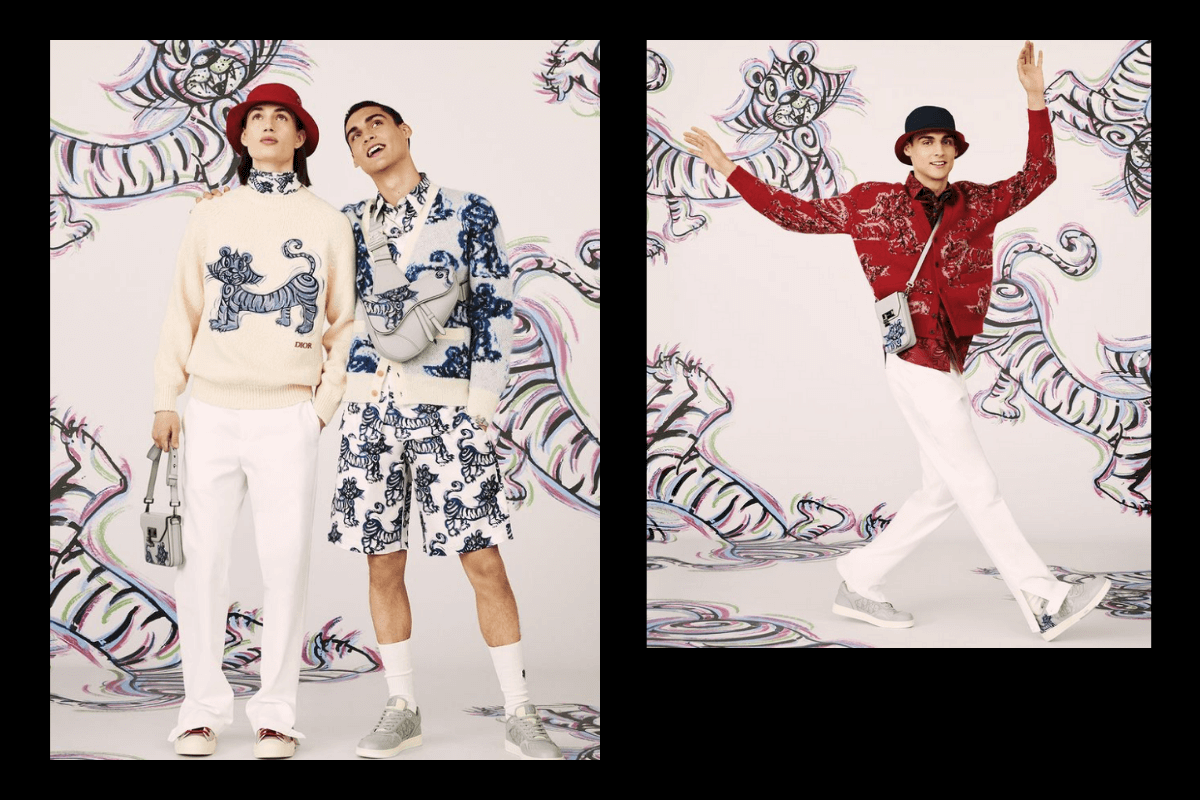 Dior collezione capodanno cinese tigre 2022