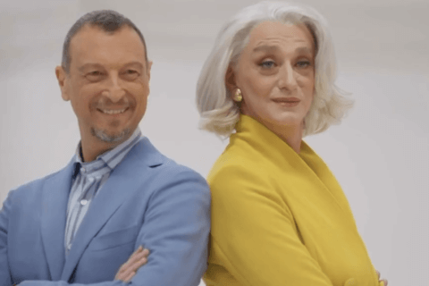 Sanremo 2022, Drusilla Foer replica a Simone Pillon: "Cosa vuol dire 'normale papà di famiglia’?” - Drusilla Foer a Sanremo 2022 - Gay.it