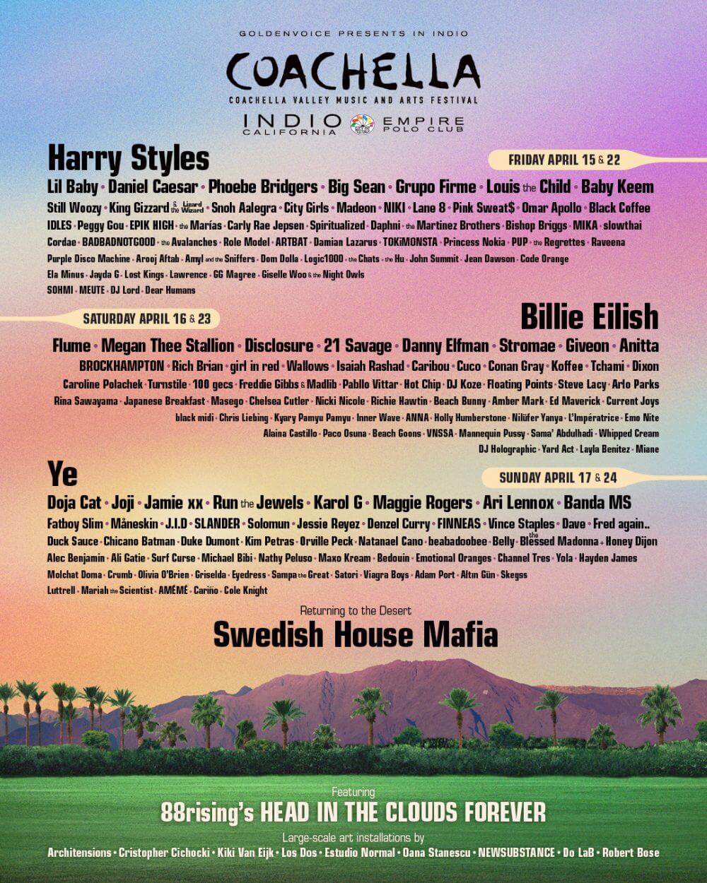 Coachella 2022: sul palco i Maneskin con Harry Styles e Billie Eilish gay.it
