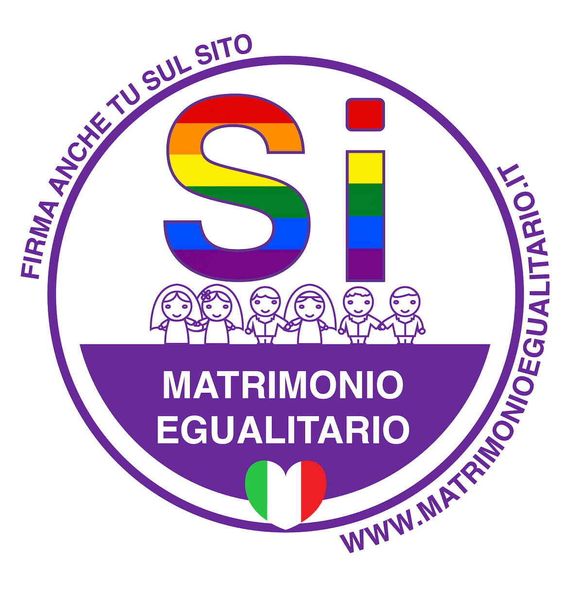 Referendum “Sì Matrimonio Egualitario", via alla raccolta firme - logo REFERENDUM MATRIMONIO EGUALITARIO - Gay.it