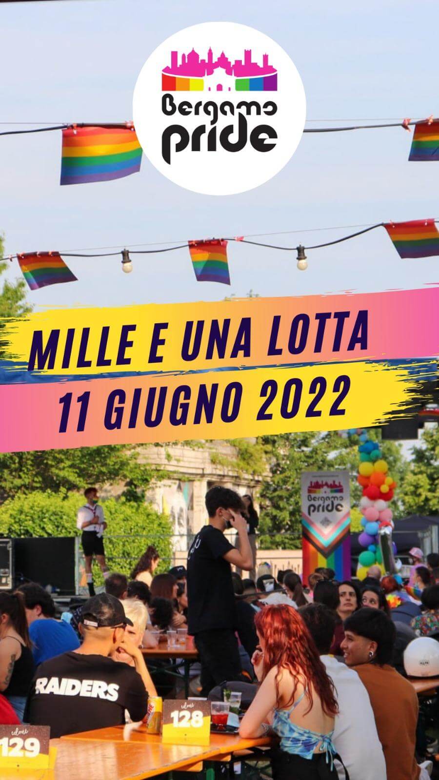 Bergamo Pride 2022 l'11 giugno al grido "Mille e una lotta" - Bergamo Pride 2022 - Gay.it
