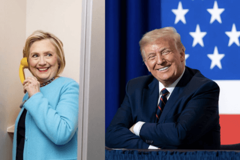 Trump rivuole la Casa Bianca nel 2024 e Hillary Clinton attacca: "Ai Repubblicani piace Putin perché omofobo" - Donald Trump si ricandida per il 2024 e Hillary Clinton - Gay.it