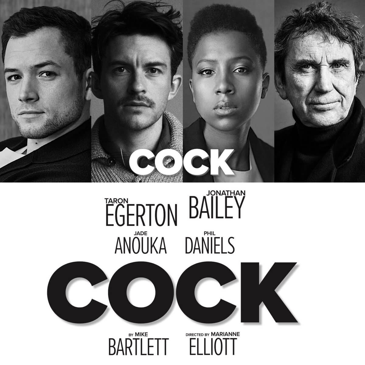 Jonathan Bailey e Taron Egerton al teatro con "Cock"
