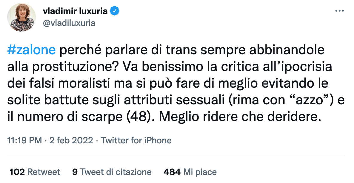 Checco Zalone caos a Sanremo 2022