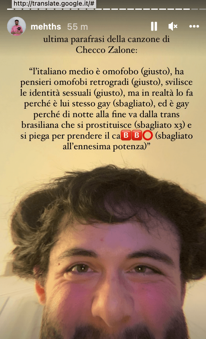 Francesco Cicconetti, aka Mehths, vs. Checco Zalone