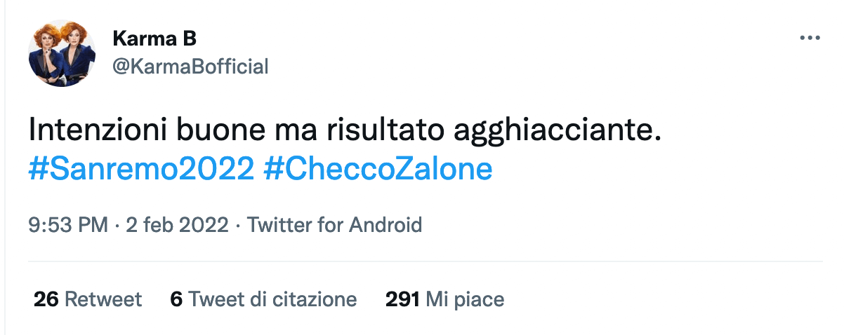 Checco Zalone caos a Sanremo 2022