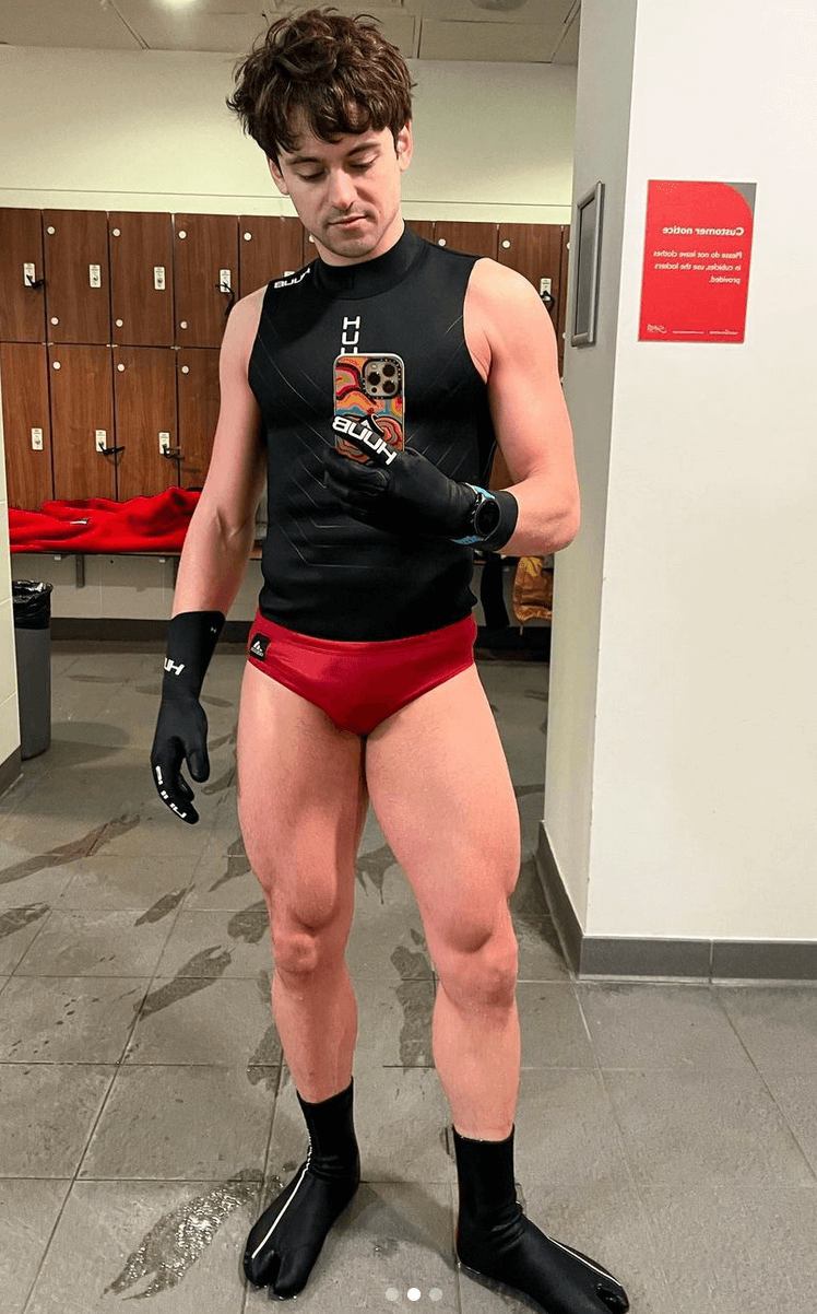 Tom Daley Homecoming for Red Nose Day