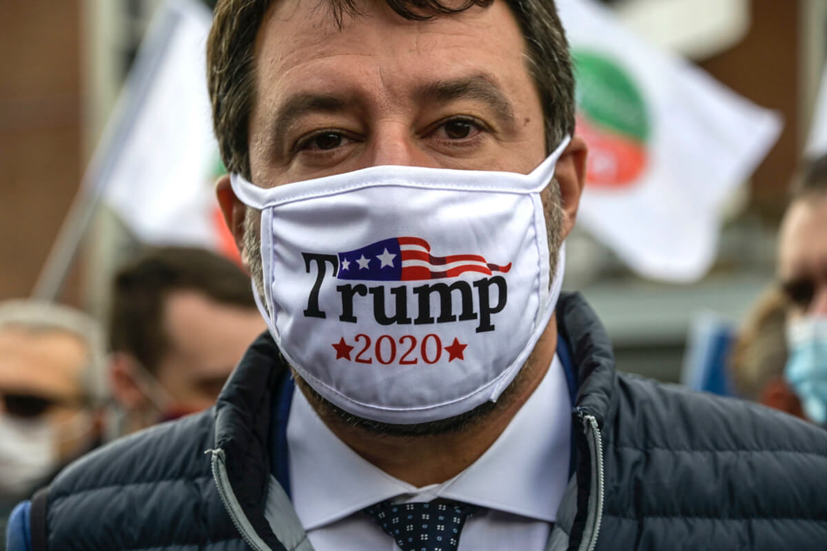 matteo salvini donald trump giorgia meloni