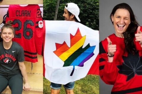 Pechino 2022, al via le Olimpiadi con il record del Canada: 7 giocatrici dichiaratamente queer nell'hockey - team canada 1 1 - Gay.it