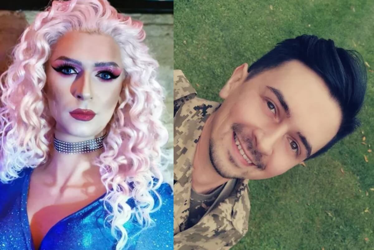 Il soldato ucraino dichiaratamente gay e orgogliosamente drag