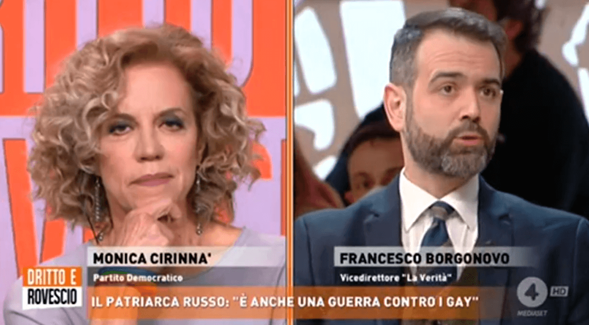 Borgonovo: “Se Putin avesse voluto fare la guerra ai gay avrebbe invaso il Muccassassina e non l’Ucraina” – VIDEO