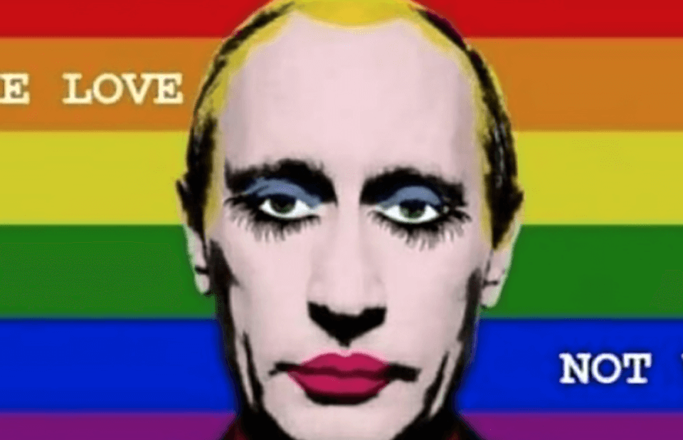 Gli hacker trasmettono il meme Gay Clown Putin in diretta tv