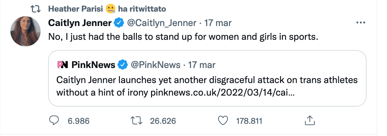 Heather Parisi, pioggia di "mi piace" e retweet alla transfobia social - Heather Parisi pioggia di mi piace e retweet alla transfobia social 2 - Gay.it