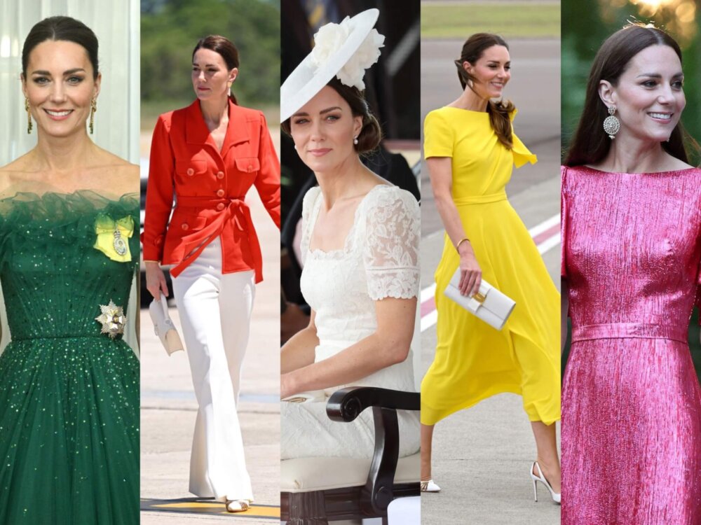 Kate Middleton: tutti i look del Royal Tour ai Caraibi