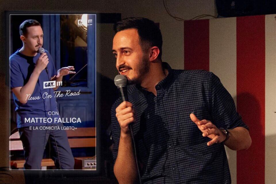 Matteo Fallica e la sua dirompente comicità LGBTQ+ - Intervista video