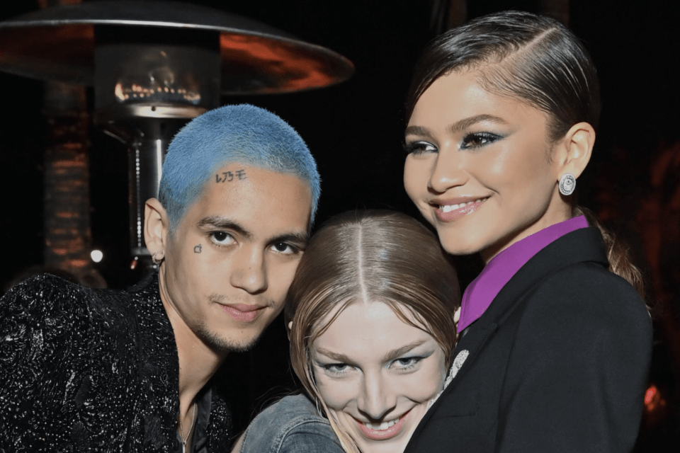Zendaya, Hunter Schafer e Dominic Fike