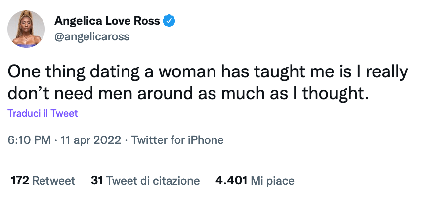 Angelica Ross di Pose ha iniziato ad uscire con le donne: "Non ho davvero bisogno degli uomini" - Angelica Ross 3 - Gay.it