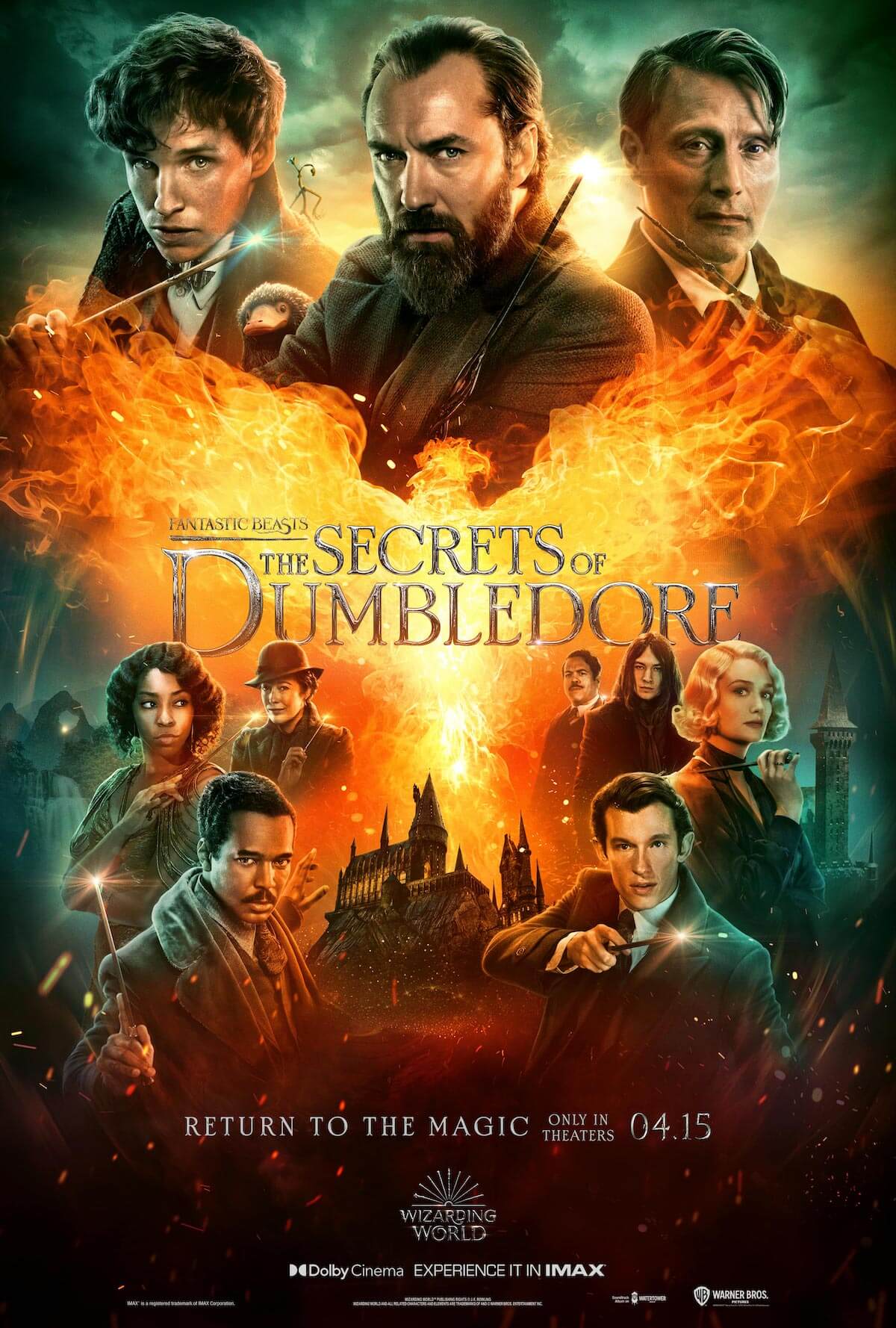 Animali Fantastici 3, la recensione. L'amore tossico tra Silente e Grindelwald e dove trovare J.K. Rowling - Animali fantastici I segreti di Silente poster - Gay.it