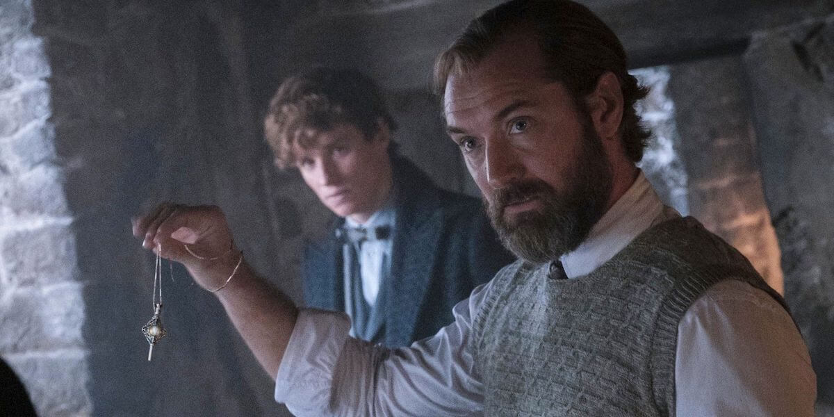 Animali Fantastici 3, la recensione. L'amore tossico tra Silente e Grindelwald e dove trovare J.K. Rowling - Eddie Redmayne and Jude Law in Fantastic Beasts The Secrets of Dumbledore - Gay.it