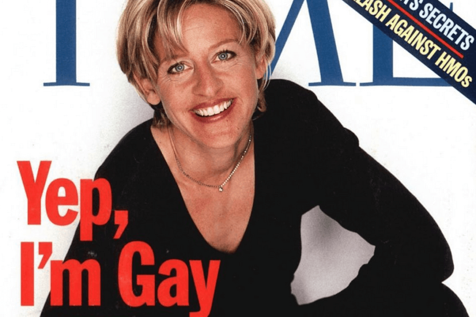 Ellen DeGeneres, 25 anni fa lo storico coming out su Time