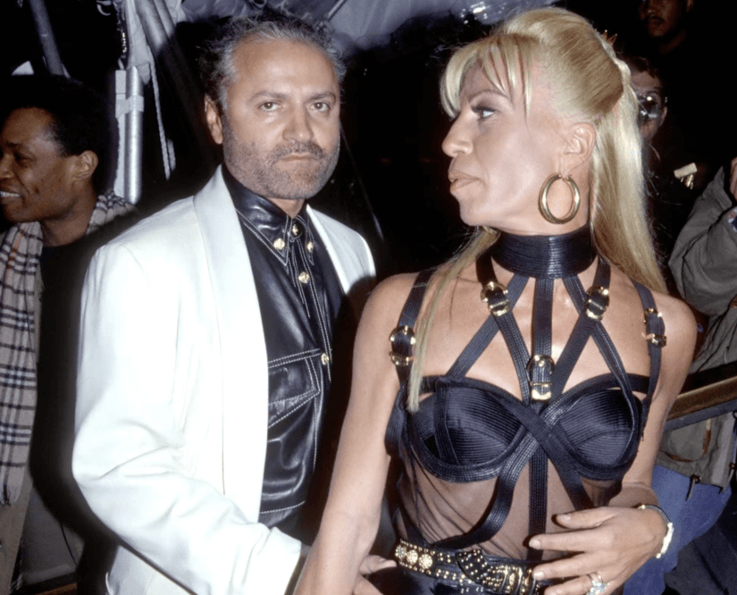 Gianni e Donatella Versace al Met Gala del 1992 