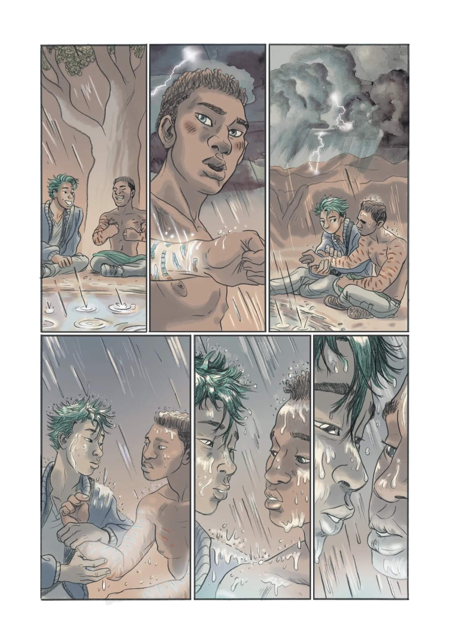 Aqualad, Chalize Theron produrrà l'adattamento tv della graphic novel queer "You Brought Me The Ocean" - You Brought Me The Ocean gay - Gay.it