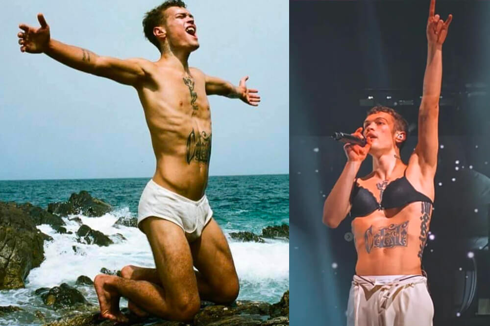 Blanco in mutande per Calvin Klein: anche in reggiseno?