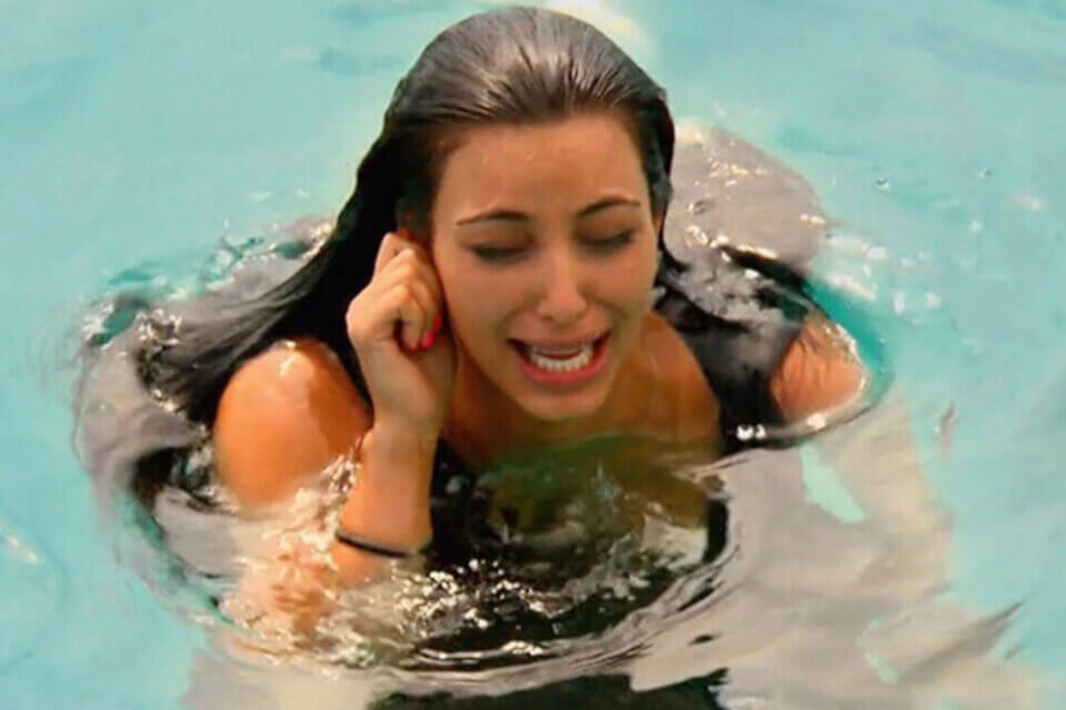 Kim Kardashian orecchino