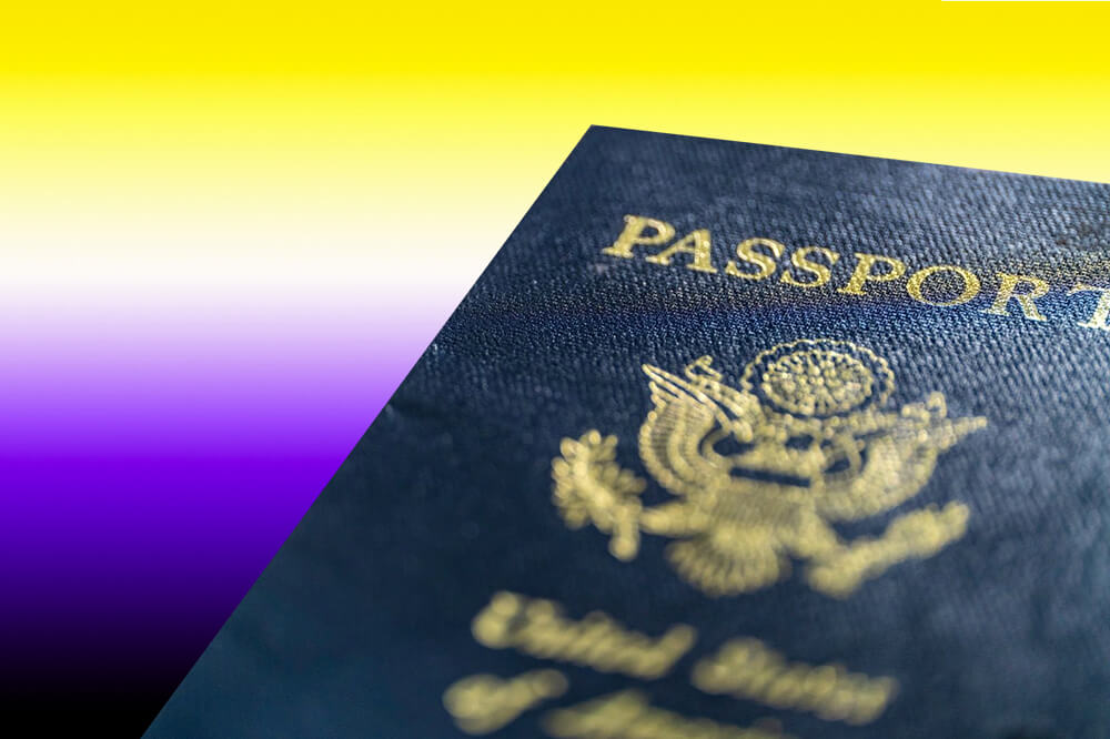 usa passaporto X non binario genere non conforme