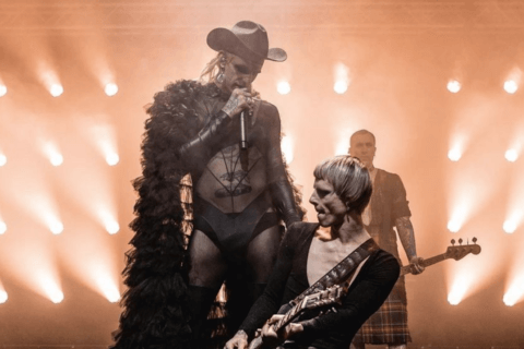 Eurovision 2022, stasera Achille Lauro cowboy fluido in pizzo nero con San Marino. Le prove video di Stripper - Achille Lauro Stripper cover - Gay.it