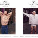 Blanco in Valentino di PierPaolo Piccioli Michael - foto Bailey Gates - styling Joe McKenna - Thumbnail