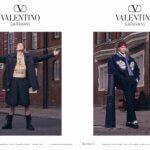 Blanco in Valentino di PierPaolo Piccioli Michael - foto Bailey Gates - styling Joe McKenna - Thumbnail